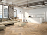 Beuken Gestoomd Parket vloer - Visgraat